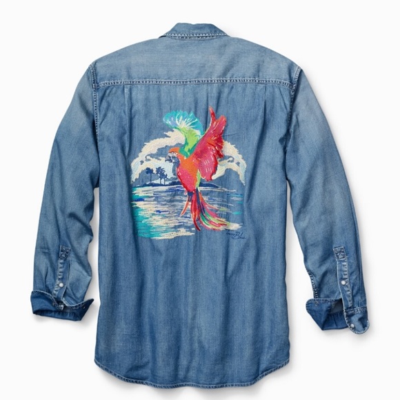 tommy bahama denim shirt